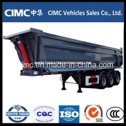 Cimc 3 Axle Tipper Dump Semi Trailer 30 Cubic with U Shape/ Trailer Dump