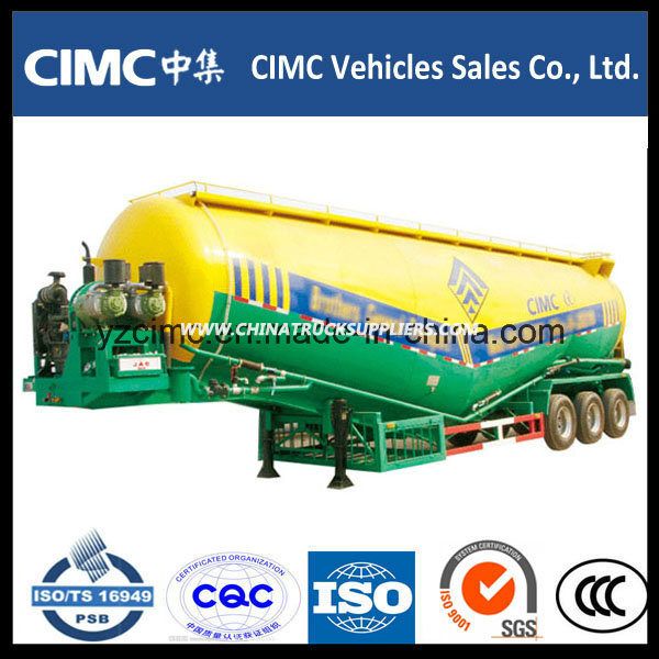 Tri Axle Bulk Powder Cement Tank Trailer 