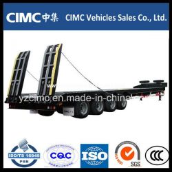 Cimc 4 Axles Low Bed Semi Trailer