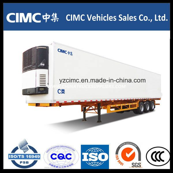 Cimc 3 Axles Refrigerated Semi Trailer 