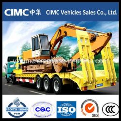 70 T Low Bed Semi Trailer for Bulldozer