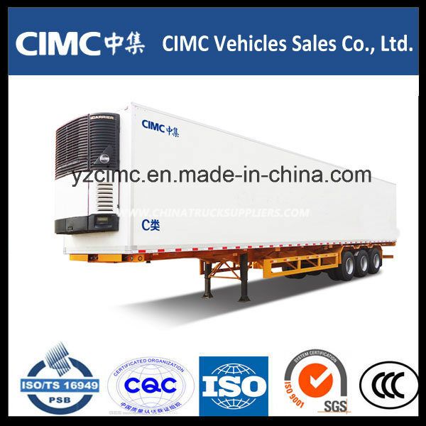 Cimc 3 Axle Refrigerated Cargo Trailer 