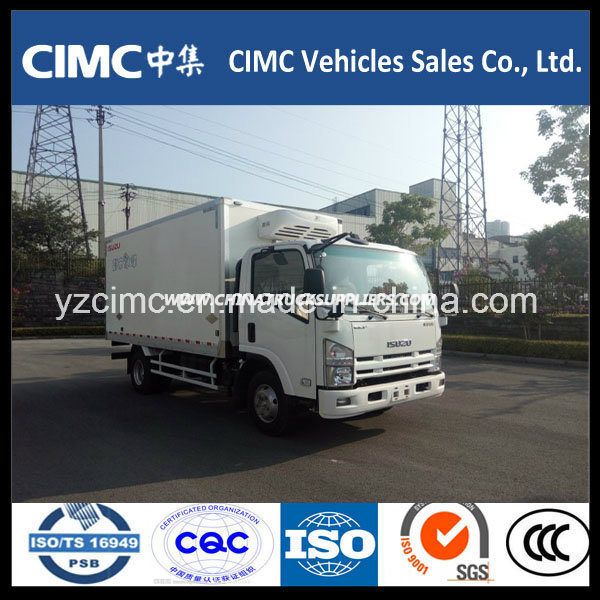 New China Isuzu Kv600 4X2 120HP Refrigerator Freezer Van Refrigerated Truck Euro5 