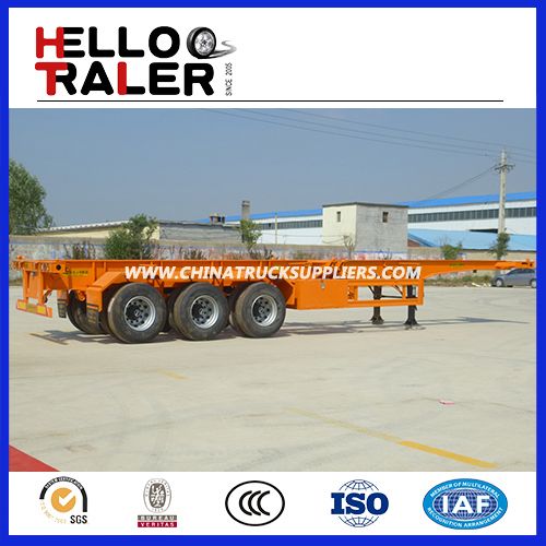 China 40 Feet Skelecton Semi Truck for Sale 