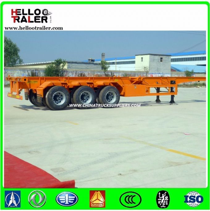 3 Axle 40FT Skeleton Trailer 