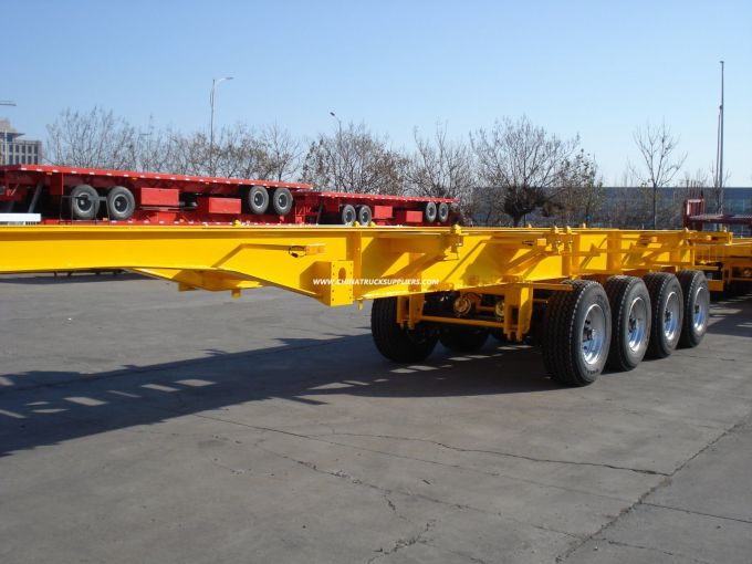 20feet 40 Feet Container Chassis Trailer/ Skeleton Trailer /20 Feet Trailer 