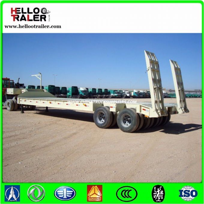 2 BPW Axles 30 Ton Lowbed Semi Trailer 