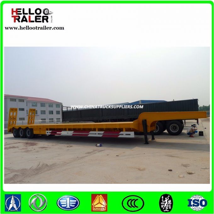 3 Axles 60 Ton Lowboy Trailers for Sale 