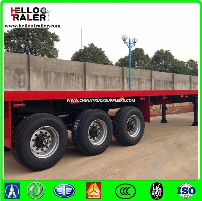 China 40 Feet Trailer Truck 40 Tons for Africa 