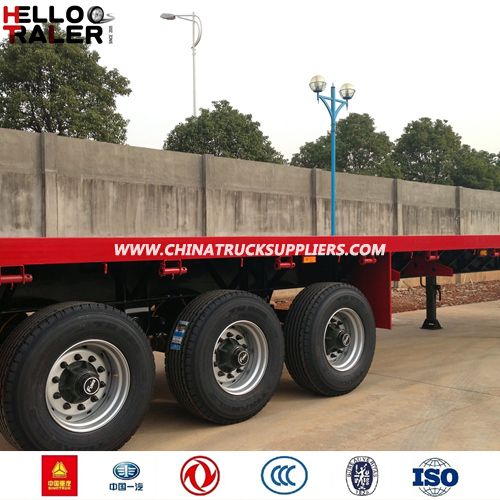 40FT Transport Container Flatbed Semi-Trailer for Sale 