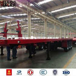 New 40FT Flatbed Trailer with Container Lock