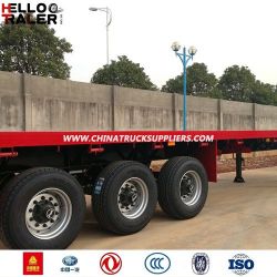 3 Axles 12 Tires Platform Trailer