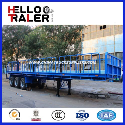 Stand Column Cargo Semi Trailer for Transport Timber 