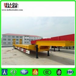 3 Axles 60 Ton Low Loader Truck Trailer