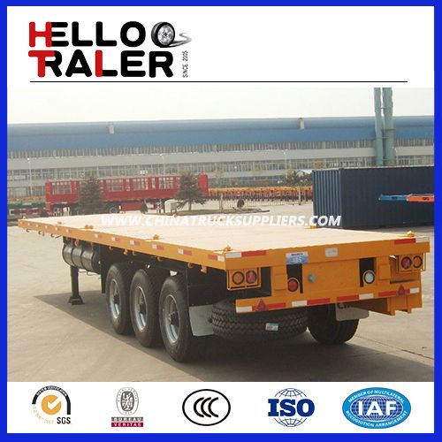 New 3 Axles 40FT Container Trucks Semi Trailer 