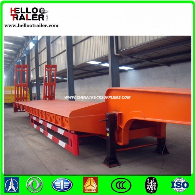 for Kenya 3 Axle 60 Ton Lowbed Trailer 