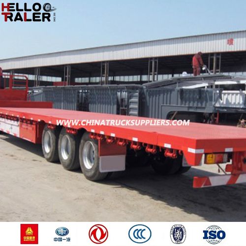 40ton Capacity Flatbed Container Trailer Truck for Sale 