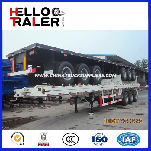 Tri Axle 40FT Container Truck with Twist Locks 