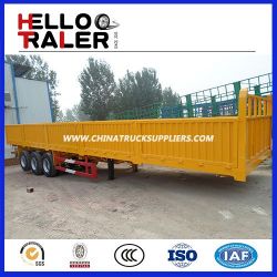 3 Axles Side Wall Trailer with 600mm Height Wall