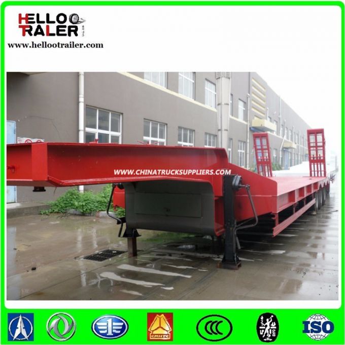 13t Fuwa Axle Heavy Duty Low Bed Trailer 