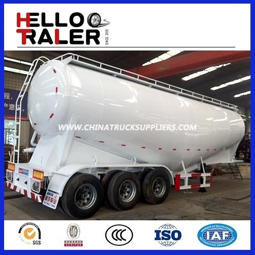 3 Axles 40-60m3 Cement Bulker Trailer with Compressor 