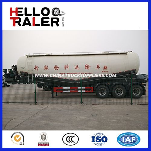 Heavy Duty Bulk Silo Tanker Trailer with Compressor 