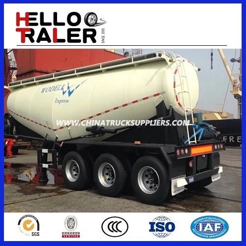 Three Axles 40cbm Cement Tanker with Compressor 