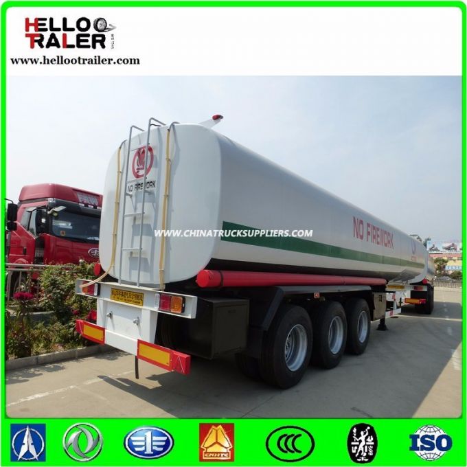 Carbon Steel 60000L Oil Semi Trailer Truck for Sale 