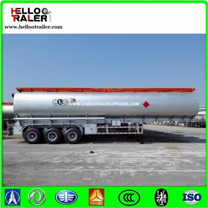 3 Axle 60000L Carbon Steel Oil Fuel Petrol Tanker 