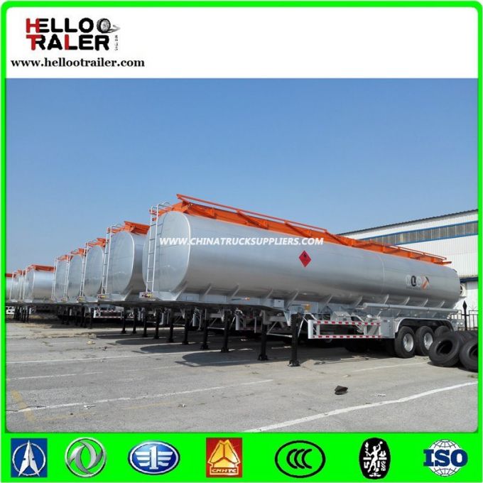 Tri-Axle 40000L Fuel Tank Truck Trailer 