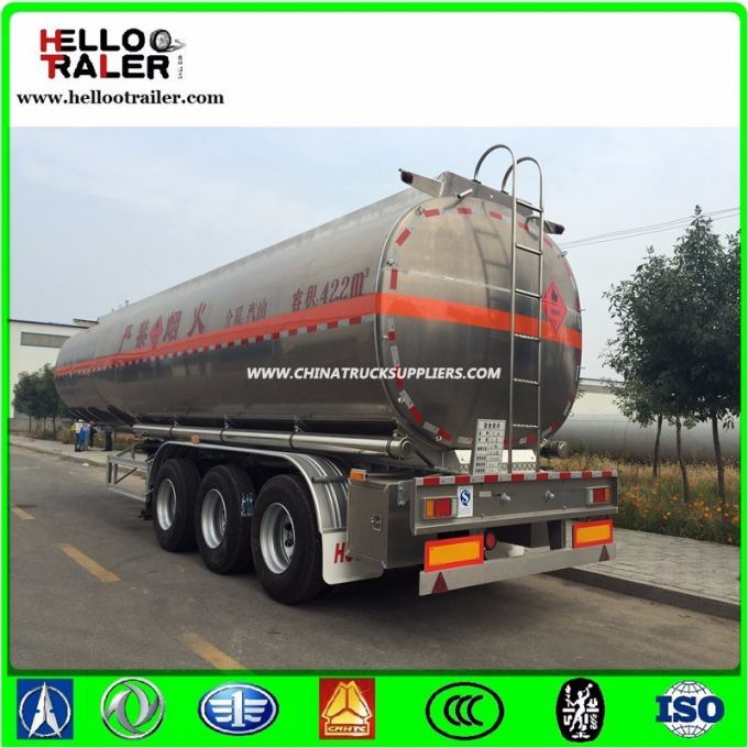 45000 Liter Stainless Steel Oil Petroleum Tanker 