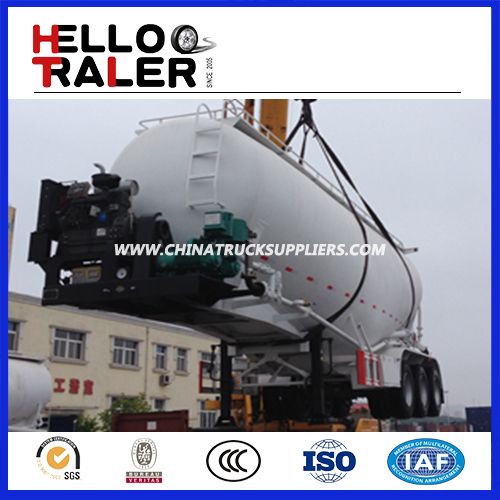 Factory Selling 30-60m3 Cement Bulker with Compressor 