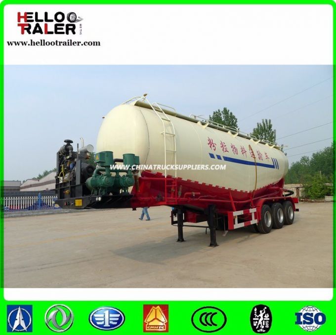 China 45m3 Bulker Cement Semi-Trailer for Africa 