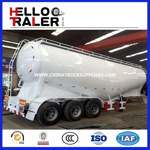 Hot Sale 30-60m3 Bulk Cement Tank Semi Trailer with Compressor 