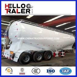 Hot Sale 30-60m3 Bulk Cement Tank Semi Trailer with Compressor