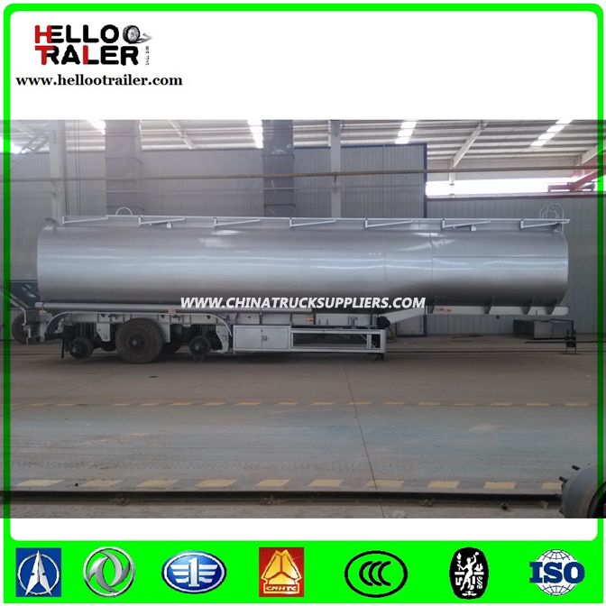 Tri-Axle 42000 Liters Fuel Tanker Semi Trailer with Air Suspension Fuel Tank 