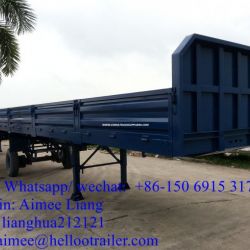 Chinese 3 Axles 50 Ton Logging Cargo Truck Trailer for Sale