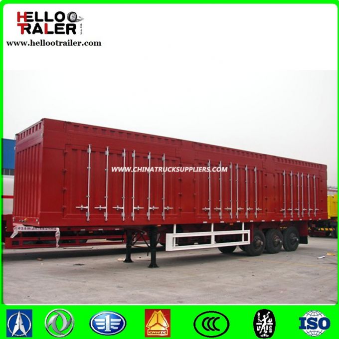 Helloo Brand Heavy Duty Fence Cargo Trailer for Africa 