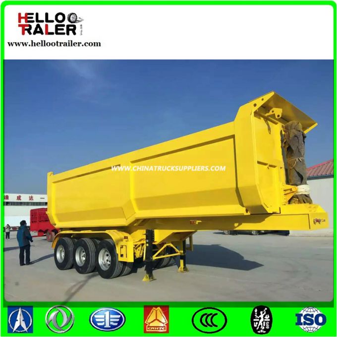 Helloo Brand Dump Truck Tipper Semi Trailer 