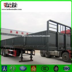 Tri- Axle Widely Used Side Wall Semi Trailer for Sale