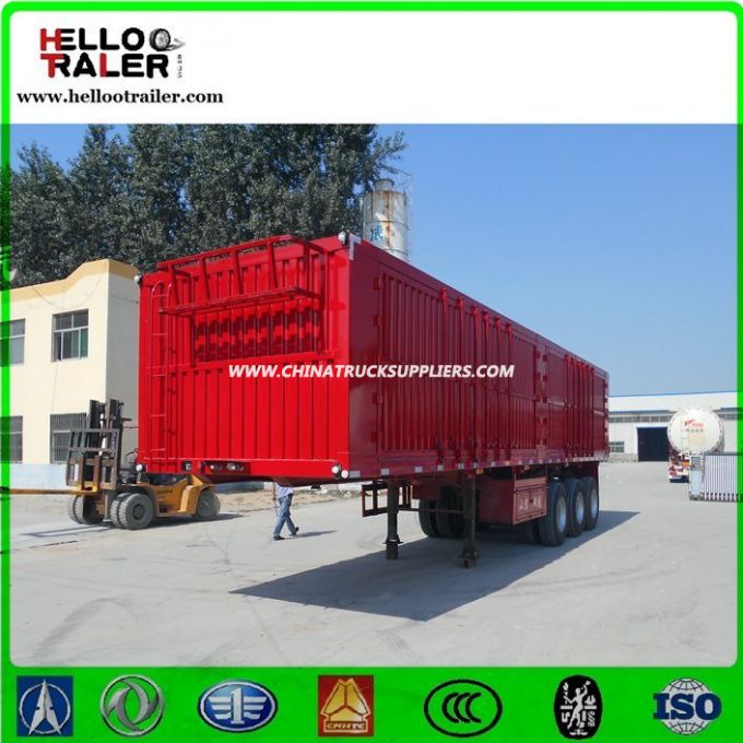 Three Axles Van Semi Trailer Box Semi Trailer 