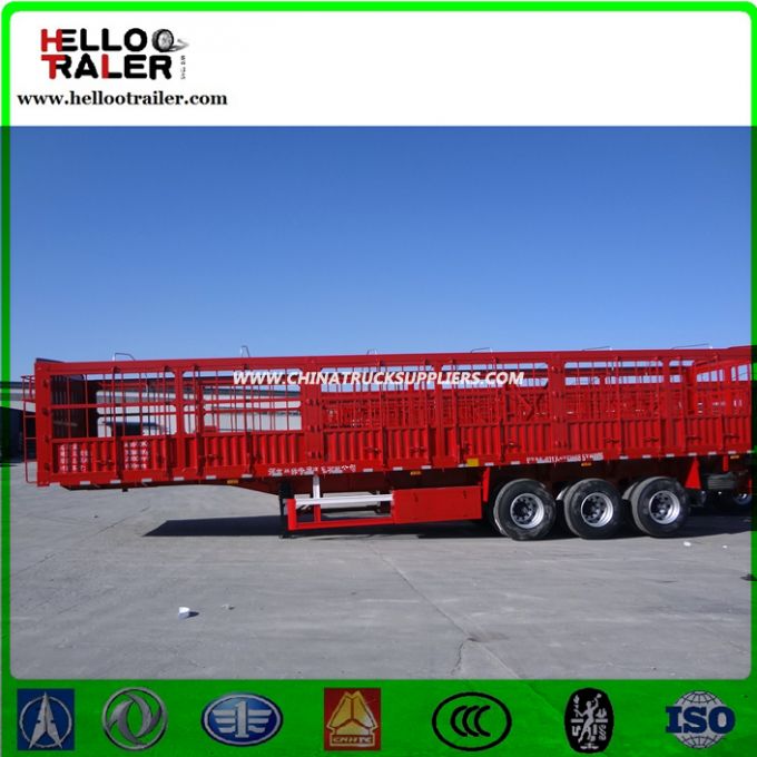 Two Axle Van Type Cargo Semi Trailer for Sale 