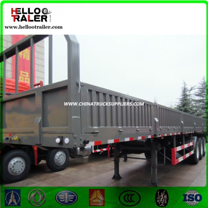 3 Axle Shipping Container Sidewall Cargo Semi Trailer 