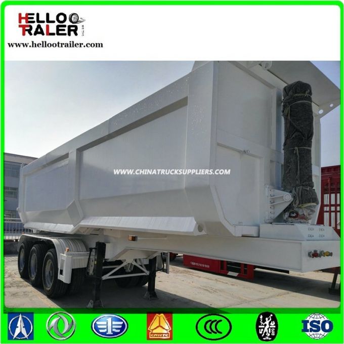 3axles 80t Tipper Semi Trailer 