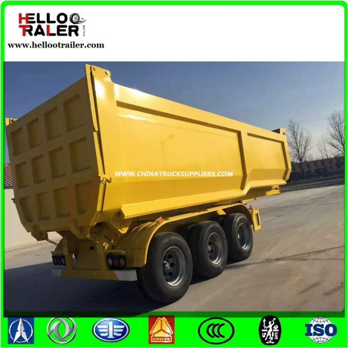 2 or 3 Axles Side Dump Semi Trailer, 50 - 80 Tons Side Tipper Trailer for Sale, Tipper Truck Trailer 