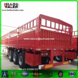 3 Axle Cargo Lorry Semi Trailer 50t Cargo Truck Trailer