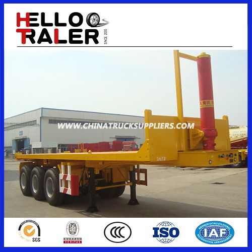 20FT - 48FT Hydraulic Flatbed Container Tipper Trailer 