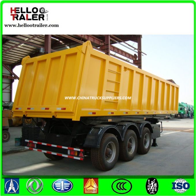 Best Price 3 Axles Tipper Semi Trailer 