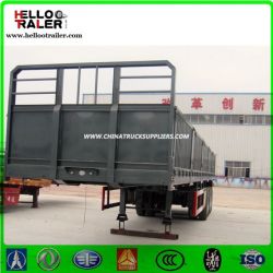 900mm High Heavy Duty Cargo Trailer / Side Wall Semi Trailer