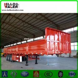 3 Axle 60 Ton Detachable Wall Curtain Side Sidewall Semi Trailer